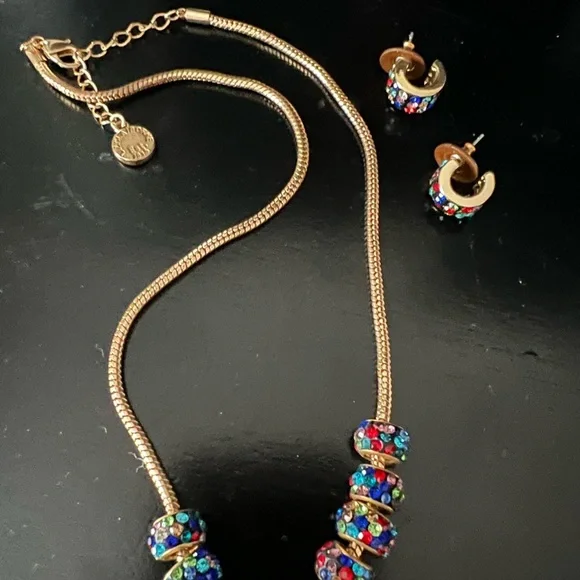 Liz Claiborne Jewelry 976 Liz Claiborne Colorful Rhinestone